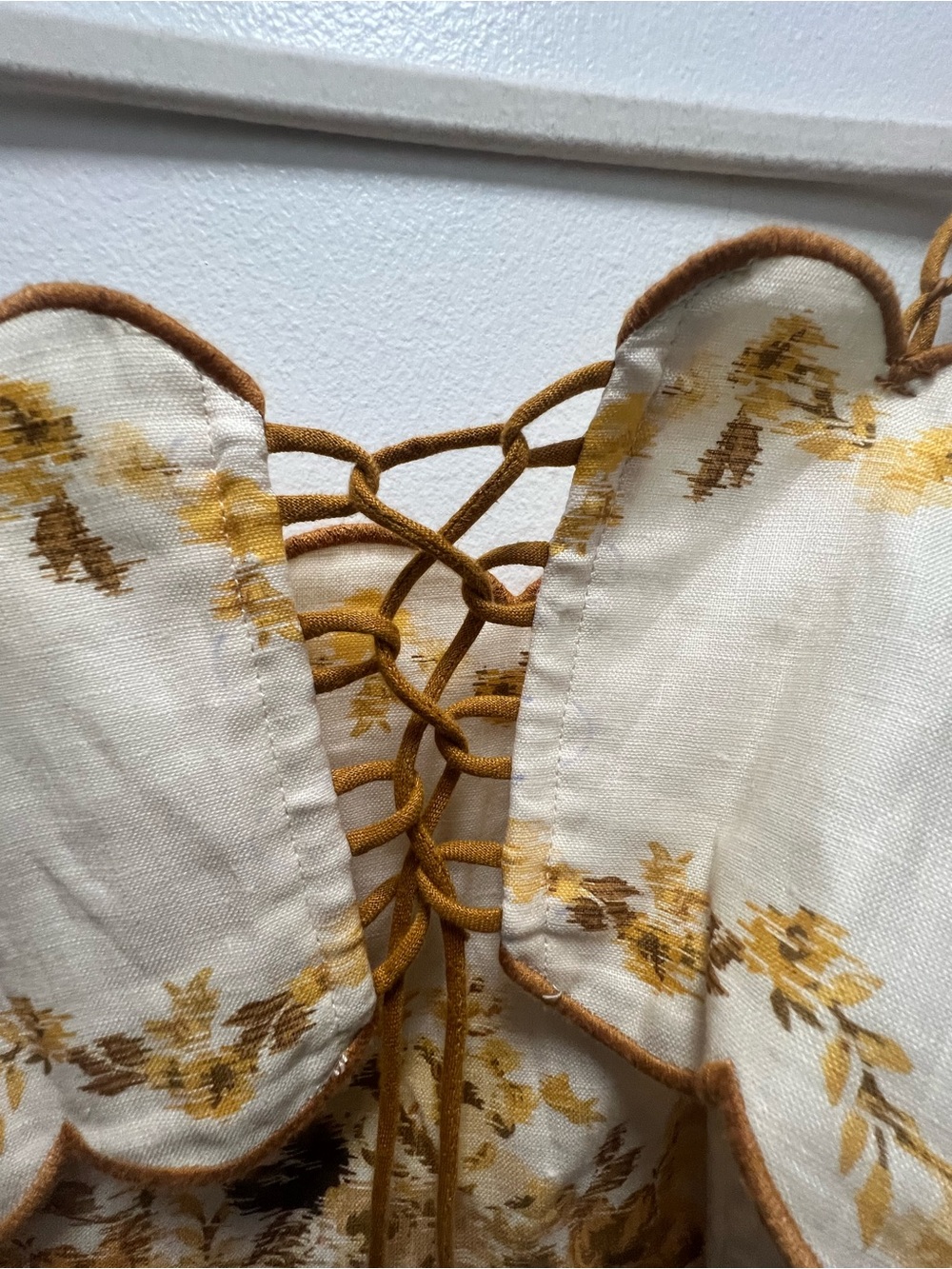 Zimmermann Aliane Floral Linen Midi Dress - Picture 5 of 8